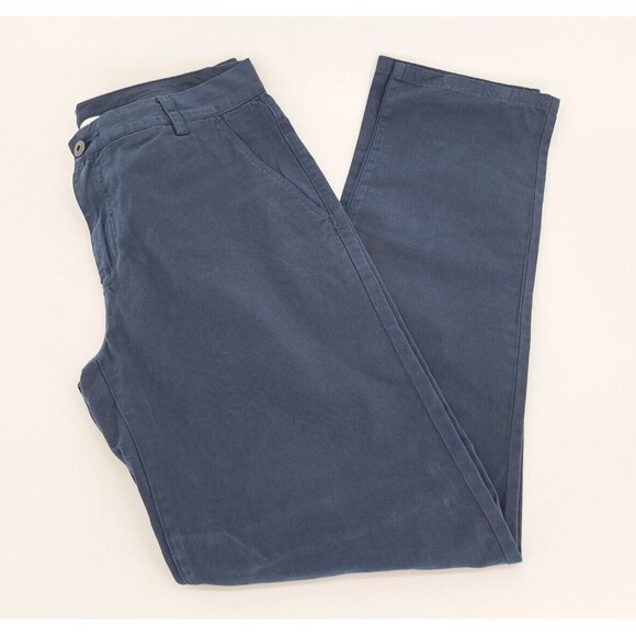 Everlane‎ Pants Mens 31 x 31 Washed Navy Uniform Chino Slim Work Pants - Picture 1 of 8